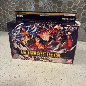 Bandai Ultimate Deck Three Captains ST-10 Japanese ONE PIECE Open Box Complete